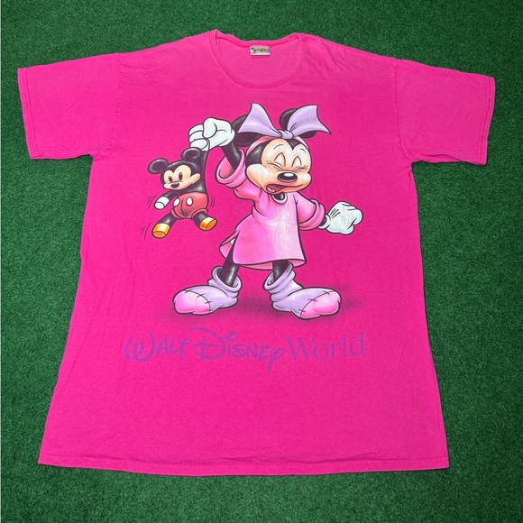 Disney Other - Vintage 90s Minnie Mouse Disney Cartoon Sleepwear One Size Fits All Night Shirt